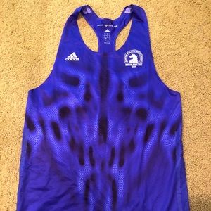 Adidas Boston Marathon adizero running singlet